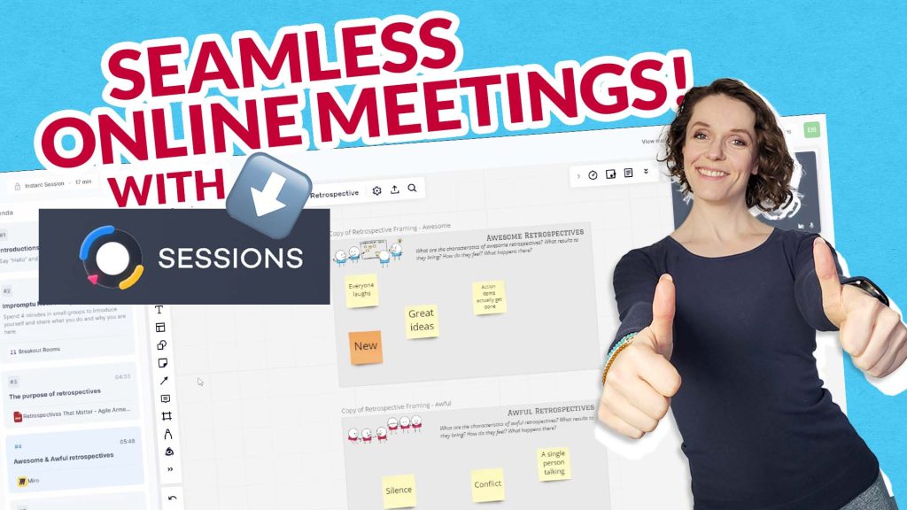 SEAMLESS ONLINE MEETINGS WITH SESSIONS US - Temp ScrumMastered 2024